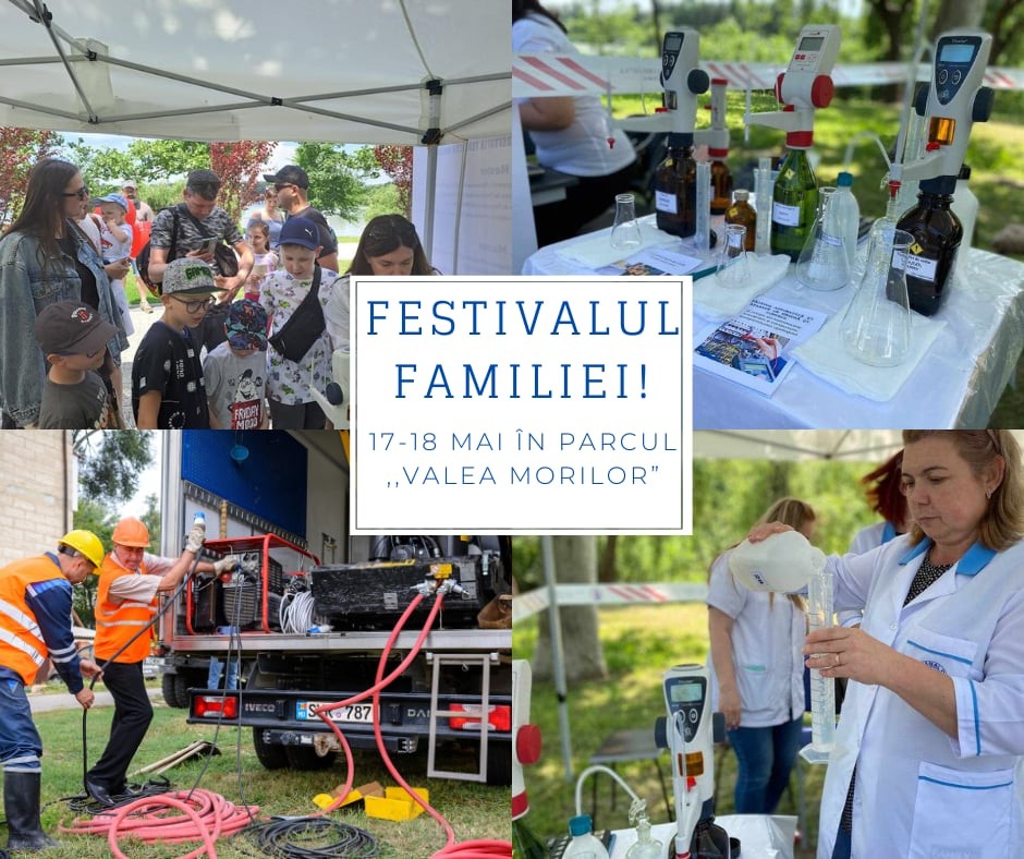 Vino și te distrează la Festivalul Familiei împreună cu angajații S.A. ,,Apă-Canal Chișinău”